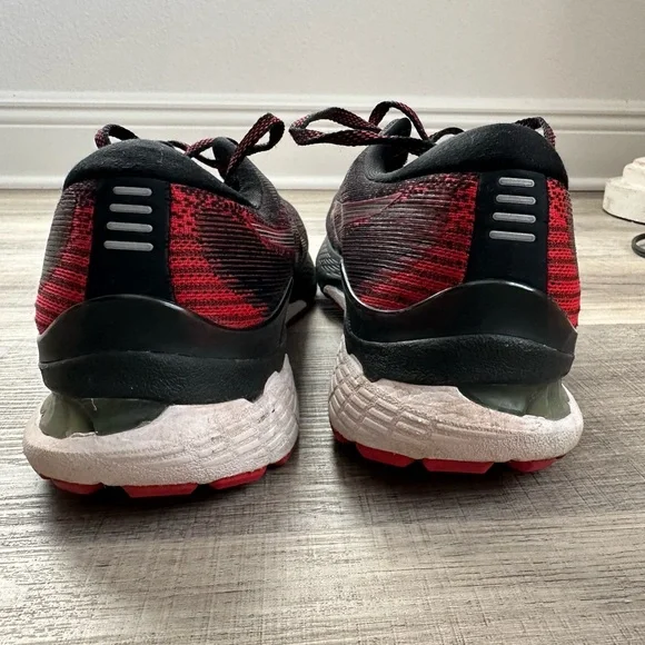 ASICS Men's Black and Red Athletic Shoes - Picture 5 of 5